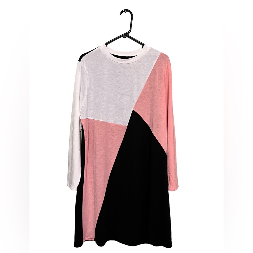 Color Block Tee Dress